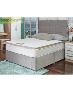 Sleep Systems Coil Memory Divan Bed - Kingsize - (5')