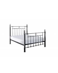Oxford Black Nickel Bed (5')