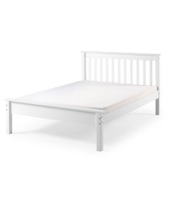Arizona Low End White Bedframe - Small Double (4')